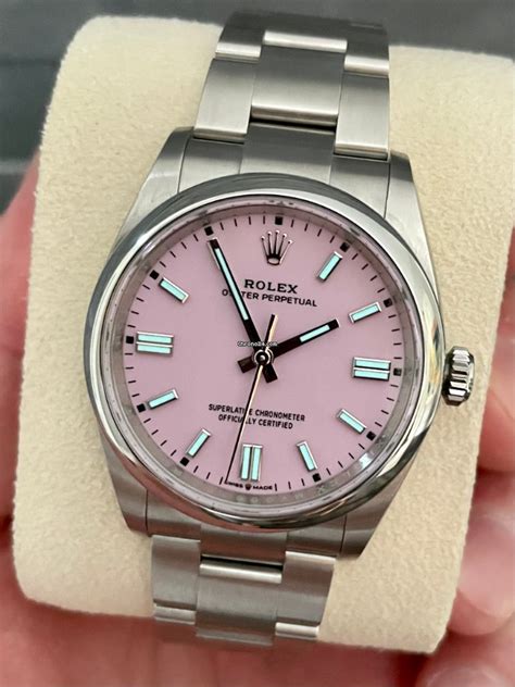 Rolex op 36 candy pink